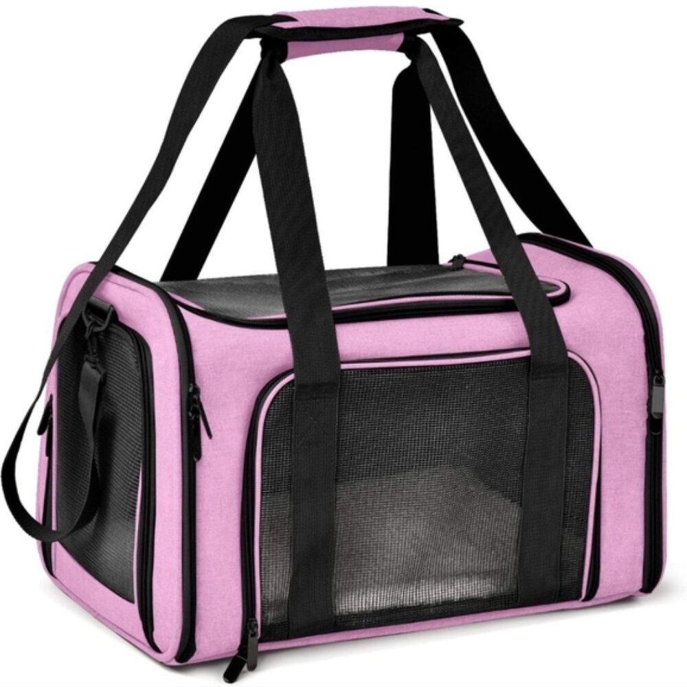 Pink Pet Carrier Bag